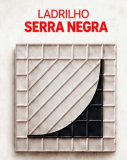 Ladrilho decorativo Ladrilho Serra Negra — modelo 06